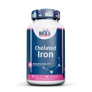 Haya Labs Iron (geležies bisglicinatas) 90 kaps.