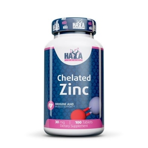 Haya Labs Zinc (cinko bisglicinatas) 100 tabl.
