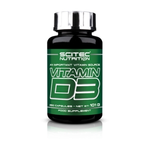 Scitec Nutrition Vitamin D3, 250 kaps.Galioja iki 2024-12-31