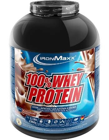 IronMaxx 100% Whey Protein 2350 g. (Galioja iki: 2025.09.30)