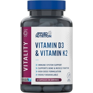 Applied Nutrition Vitamin D3  K2 60 kaps.