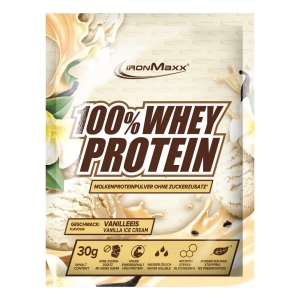 IronMaxx 100% Whey Protein 30 g.Galioja iki 2026-03-13