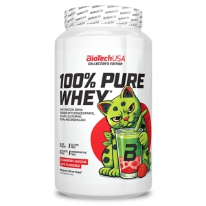 Biotech 100% Pure Whey Strawberry-Matcha Latte 900 g.