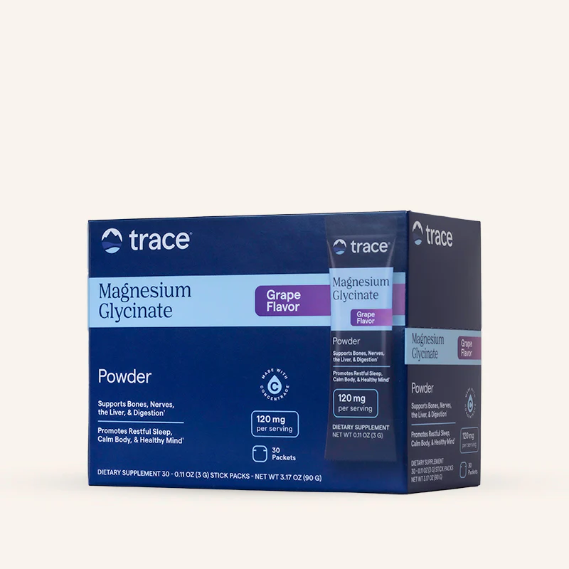 Trace Magnesium Glycinate Powder 30 pak. (Magnio glicinatas)