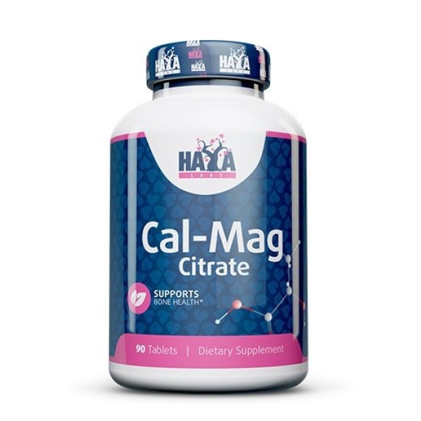 Haya Labs Cal - Mag Citrate (kalcis ir magnis) 90 tabl.