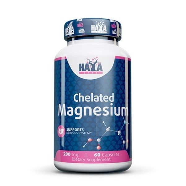 Haya Labs Chelated Magnesium (magnis) 60 kaps.
