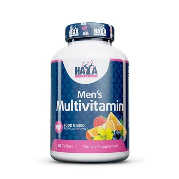 Haya Labs Food Based Men's Multi 60 tab. (vitaminai vyrams)