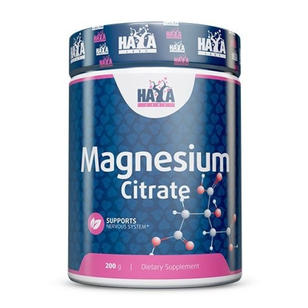 Haya Labs Magnesium Citrate 200 g. (Magnio citratas)