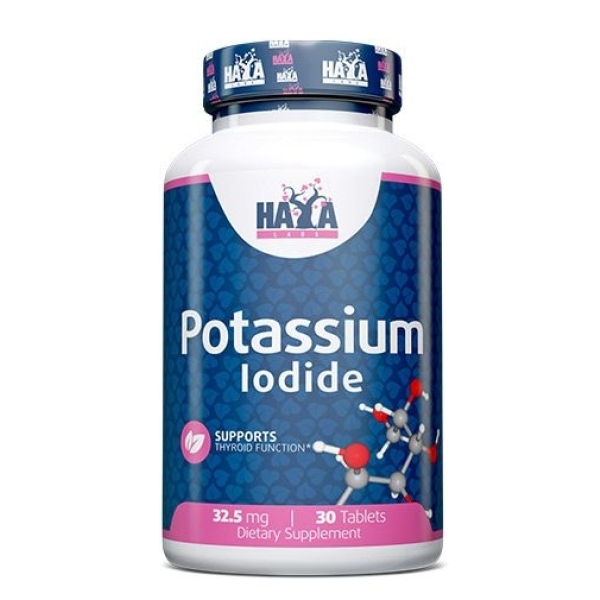 Haya Labs Potassium Iodide 30 tab.Galioja iki 2025-03-30